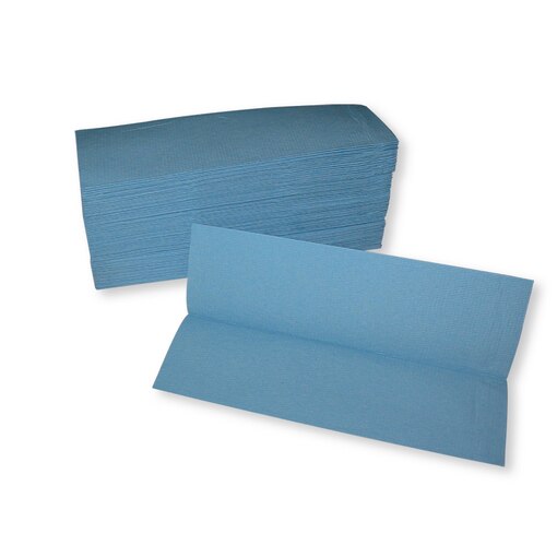 Scatola asciugamani in carta blu 
